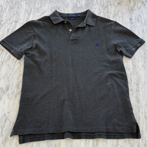 Polo Ralph Lauren Men's Dark gray Polo Shirt. Slim Fit M.